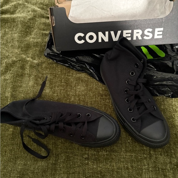 Converse Classic Black Canvas Sneakers - Picture 1 of 3